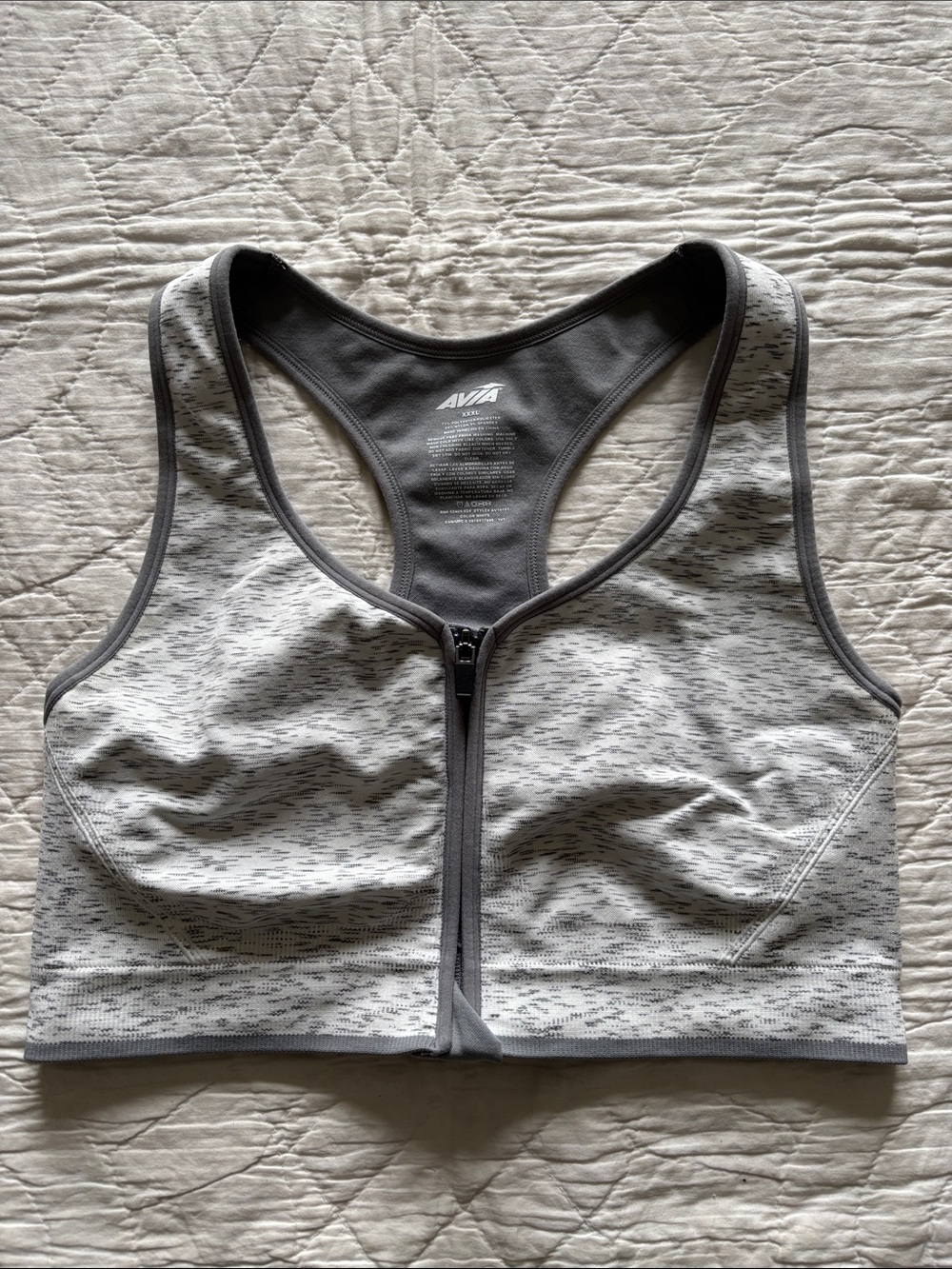 Avia Front Zip Bra
